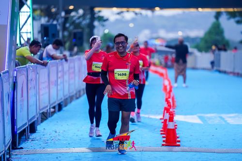 Race photo from CISANGKAN KBP CITY RUN 2025