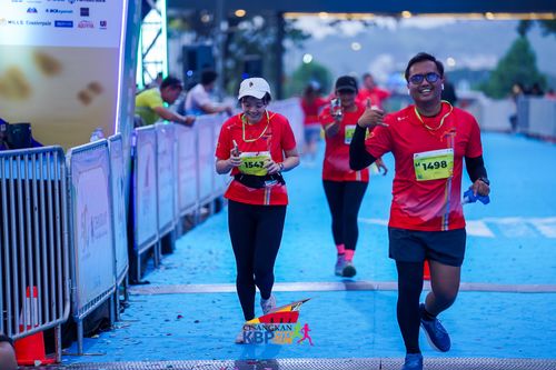 Race photo from CISANGKAN KBP CITY RUN 2025