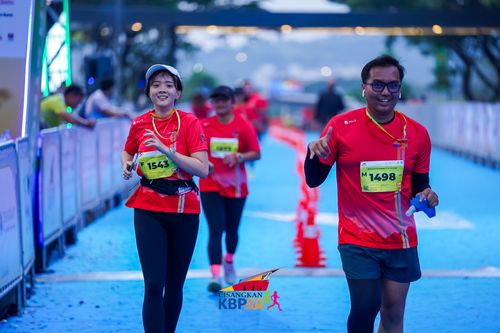 Race photo from CISANGKAN KBP CITY RUN 2025