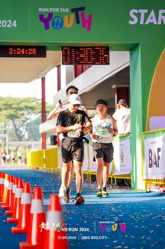 Race photo from BAF LIONS RUN 2024