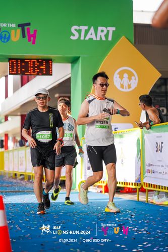 Race photo from BAF LIONS RUN 2024