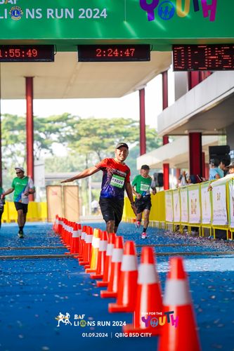 Race photo from BAF LIONS RUN 2024