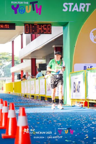Race photo from BAF LIONS RUN 2024