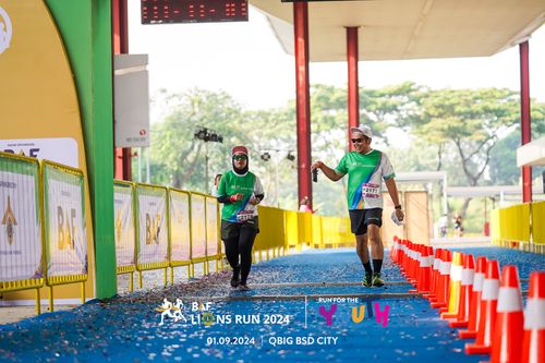 Race photo from BAF LIONS RUN 2024