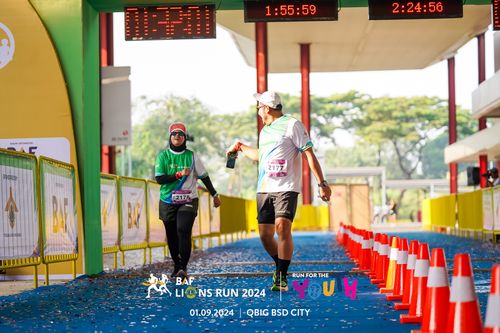 Race photo from BAF LIONS RUN 2024