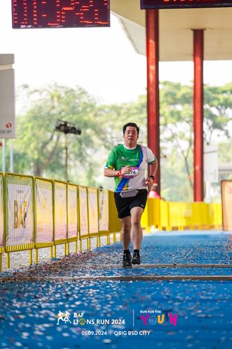 Race photo from BAF LIONS RUN 2024