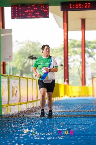 Race photo from BAF LIONS RUN 2024
