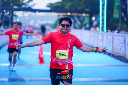 Race photo from CISANGKAN KBP CITY RUN 2025