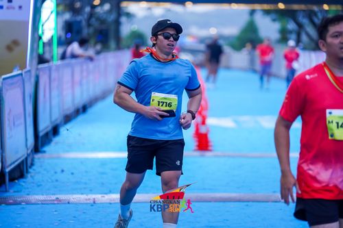 Race photo from CISANGKAN KBP CITY RUN 2025