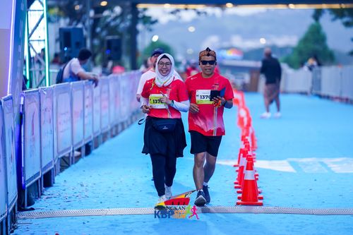 Race photo from CISANGKAN KBP CITY RUN 2025