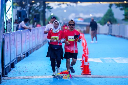 Race photo from CISANGKAN KBP CITY RUN 2025
