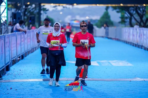 Race photo from CISANGKAN KBP CITY RUN 2025