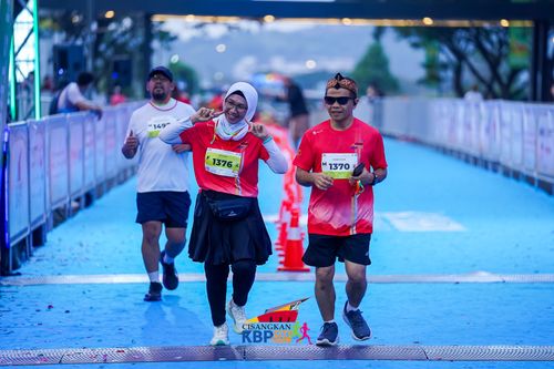 Race photo from CISANGKAN KBP CITY RUN 2025