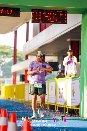 Race photo from BAF LIONS RUN 2024