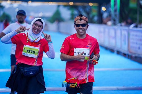 Race photo from CISANGKAN KBP CITY RUN 2025