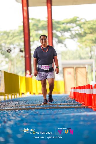 Race photo from BAF LIONS RUN 2024