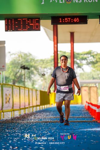 Race photo from BAF LIONS RUN 2024