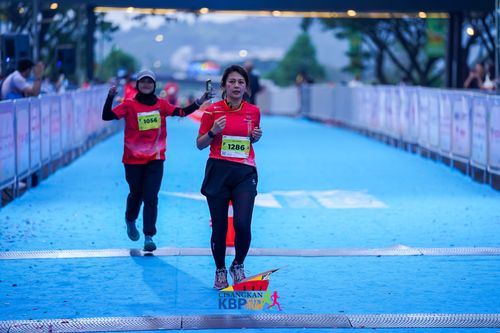 Race photo from CISANGKAN KBP CITY RUN 2025