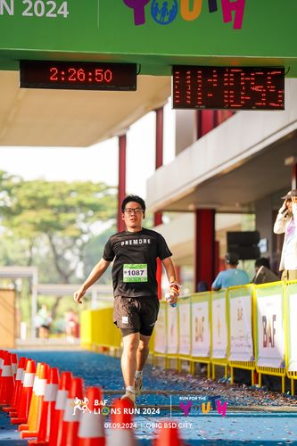 Race photo from BAF LIONS RUN 2024