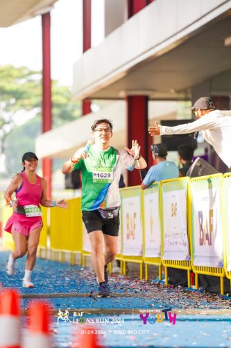 Race photo from BAF LIONS RUN 2024