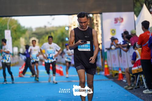Race photo from Taman Budaya x BOGORUN 2025