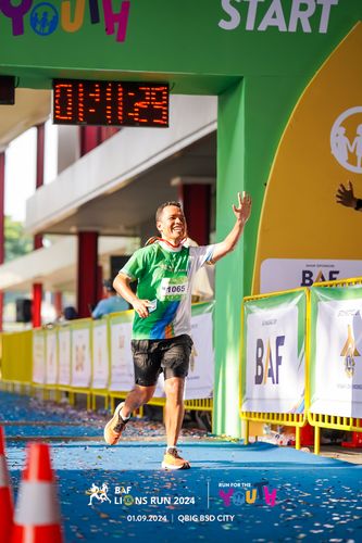 Race photo from BAF LIONS RUN 2024