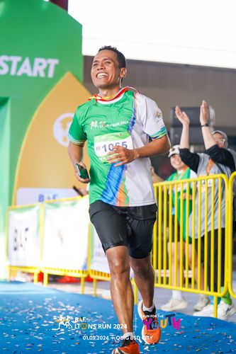 Race photo from BAF LIONS RUN 2024