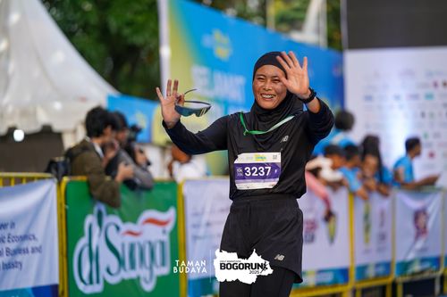 Race photo from Taman Budaya x BOGORUN 2025