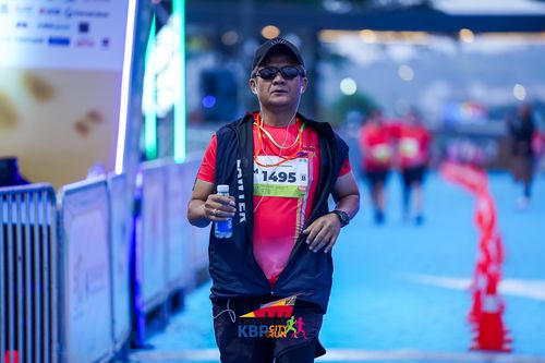 Race photo from CISANGKAN KBP CITY RUN 2025