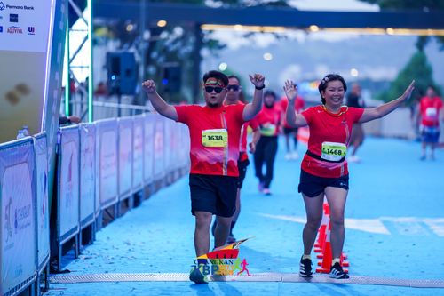 Race photo from CISANGKAN KBP CITY RUN 2025