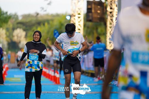 Race photo from Taman Budaya x BOGORUN 2025