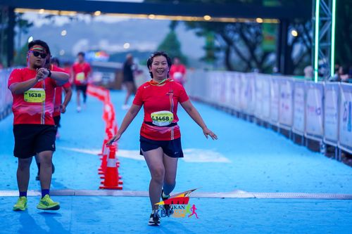 Race photo from CISANGKAN KBP CITY RUN 2025