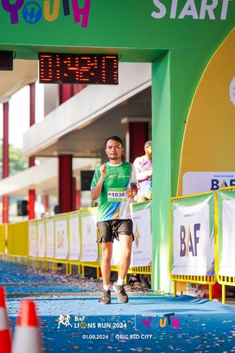 Race photo from BAF LIONS RUN 2024