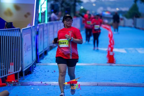 Race photo from CISANGKAN KBP CITY RUN 2025