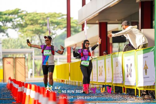 Race photo from BAF LIONS RUN 2024
