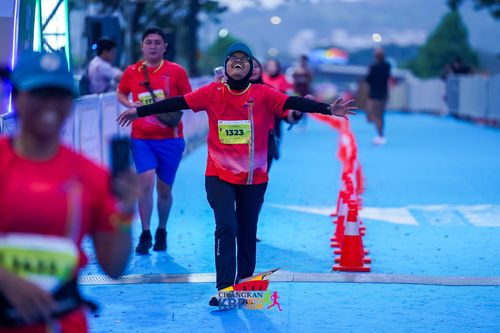 Race photo from CISANGKAN KBP CITY RUN 2025