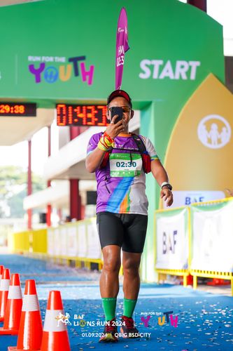 Race photo from BAF LIONS RUN 2024