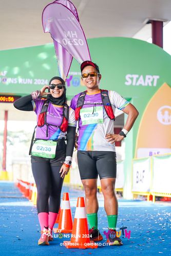 Race photo from BAF LIONS RUN 2024