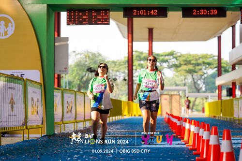 Race photo from BAF LIONS RUN 2024