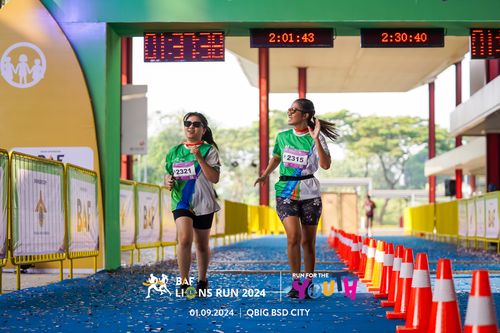 Race photo from BAF LIONS RUN 2024