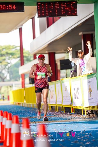 Race photo from BAF LIONS RUN 2024