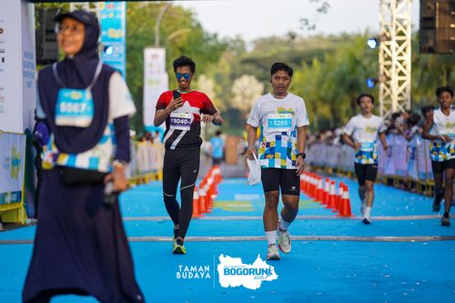 Race photo from Taman Budaya x BOGORUN 2025