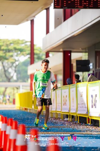 Race photo from BAF LIONS RUN 2024