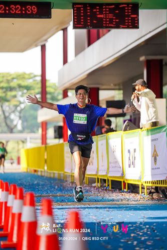 Race photo from BAF LIONS RUN 2024