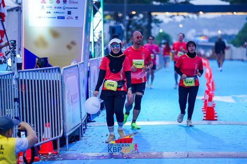 Race photo from CISANGKAN KBP CITY RUN 2025