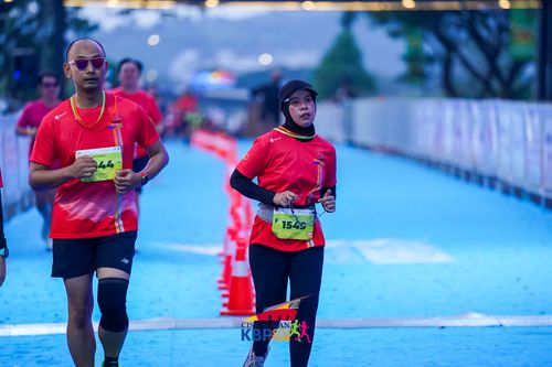 Race photo from CISANGKAN KBP CITY RUN 2025