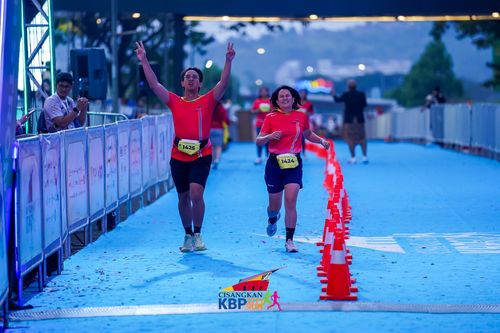 Race photo from CISANGKAN KBP CITY RUN 2025