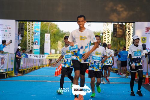 Race photo from Taman Budaya x BOGORUN 2025
