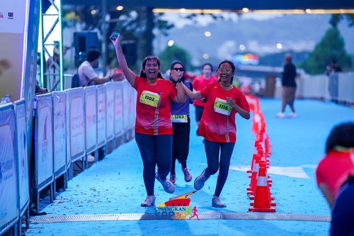 Race photo from CISANGKAN KBP CITY RUN 2025