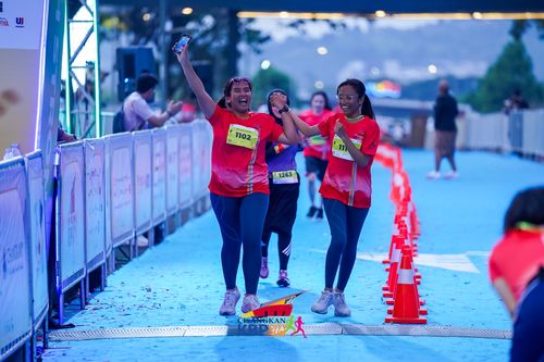 Race photo from CISANGKAN KBP CITY RUN 2025